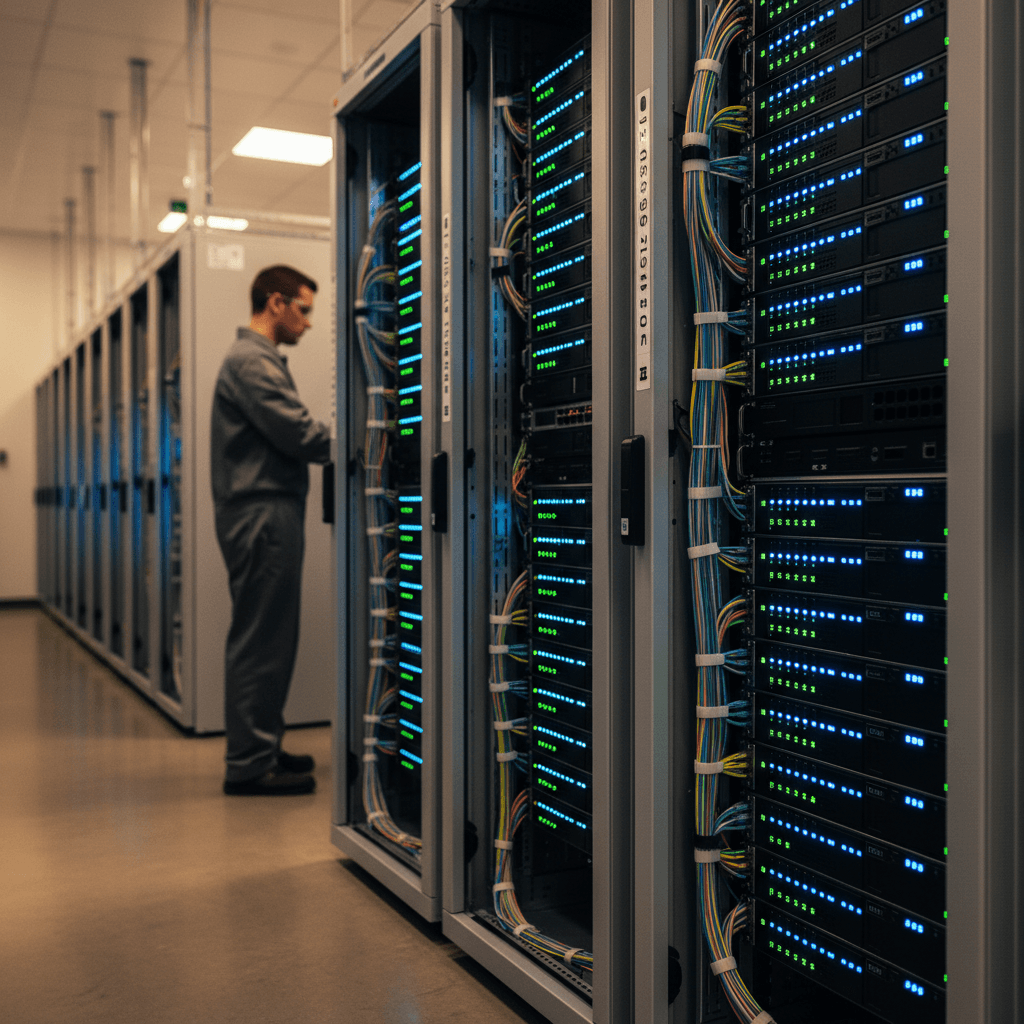 Enterprise-grade server infrastructure and network equipment